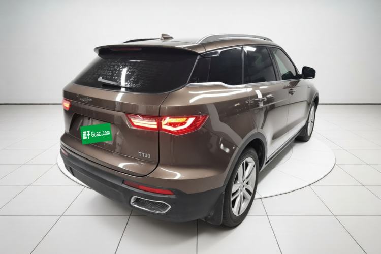Used Zotye T700 2017 1.8T Dual-Clutch Luxury Model Rear Right 45 Deg