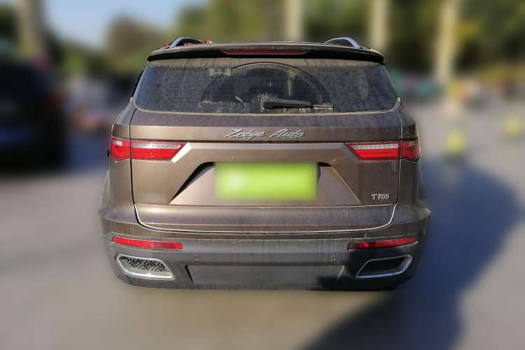Used Zotye T700 2017 1.8T Dual-Clutch Luxury Model Rear