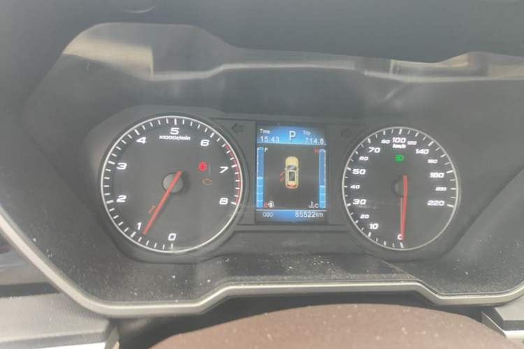 Used Zotye T700 2017 1.8T Dual-Clutch Luxury Model Instrument Cluster