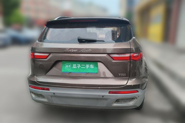 Used Zotye T700 2017 1.8T Dual-Clutch Prestige Model Rear