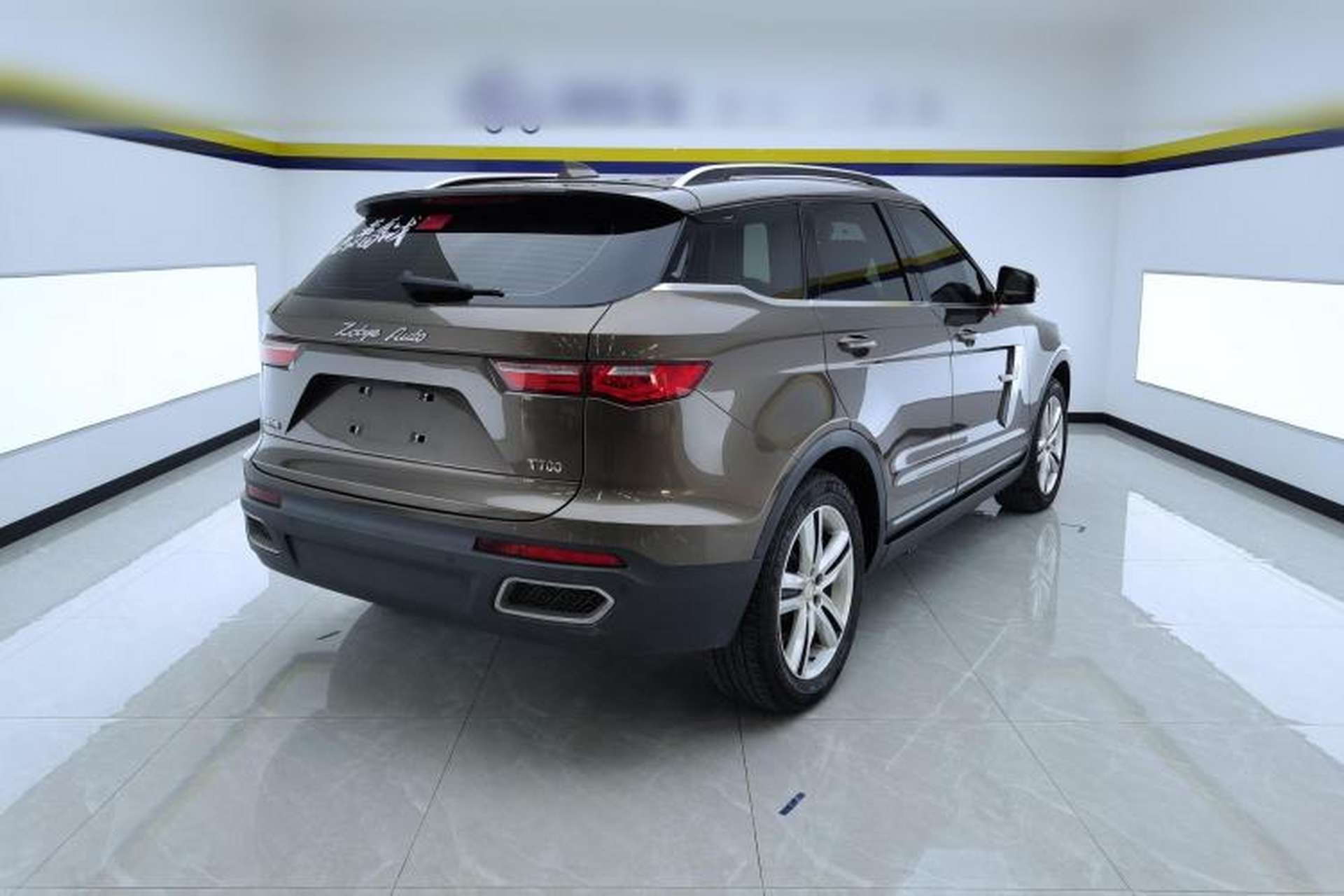 Used Zotye T700 2017 1.8T Dual-Clutch Prestige Model Rear Right 45 Deg