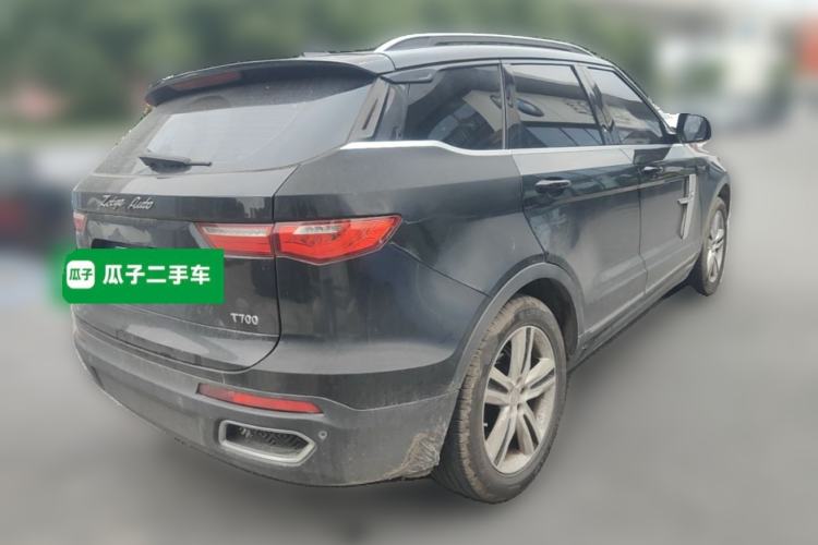 Used Zotye T700 2017 1.8T Dual-Clutch Luxury Model Rear Right 45 Deg