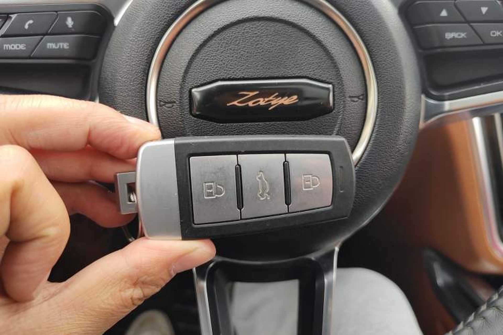 Used Zotye T700 2017 1.8T Dual-Clutch Prestige Model Vehicle Key