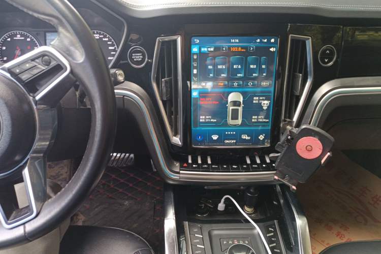 Used Zotye T700 2017 1.8T Dual-Clutch Luxury Model Audio And AC Panel
