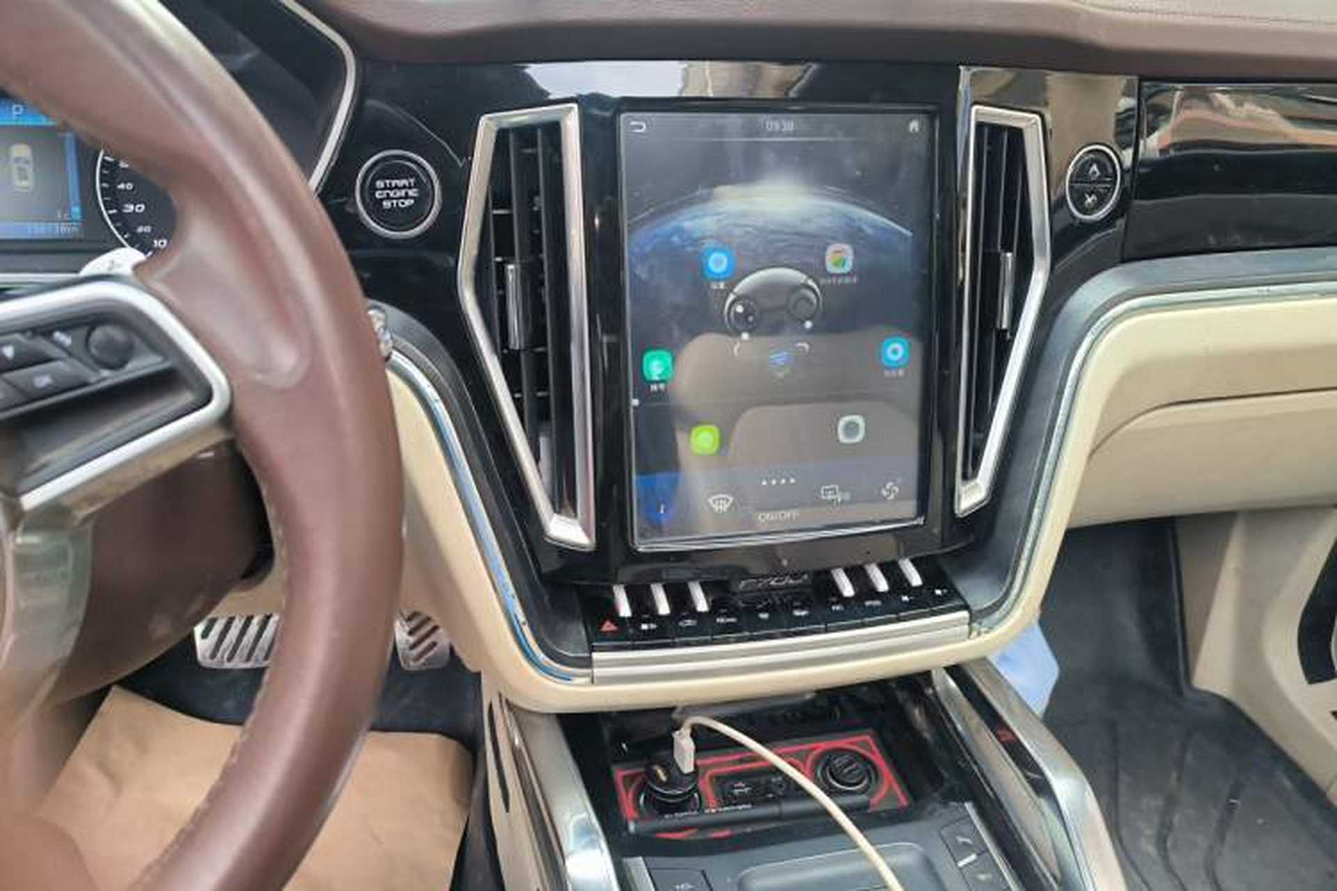 Used Zotye T700 2017 1.8T Dual-Clutch Luxury Model Audio And AC Panel