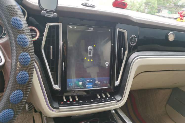 Used Zotye T700 2017 1.8T Dual-Clutch Prestige Model Audio And AC Panel