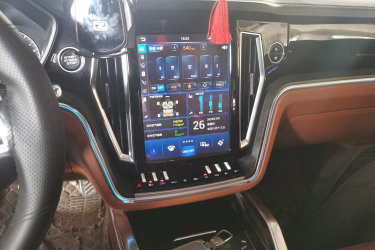 Used Zotye T700 2017 1.8T Dual-Clutch Luxury Model Audio And AC Panel