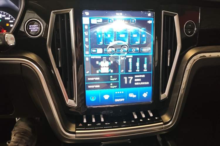 Used Zotye T700 2017 1.8T Dual-Clutch Luxury Model Audio And AC Panel