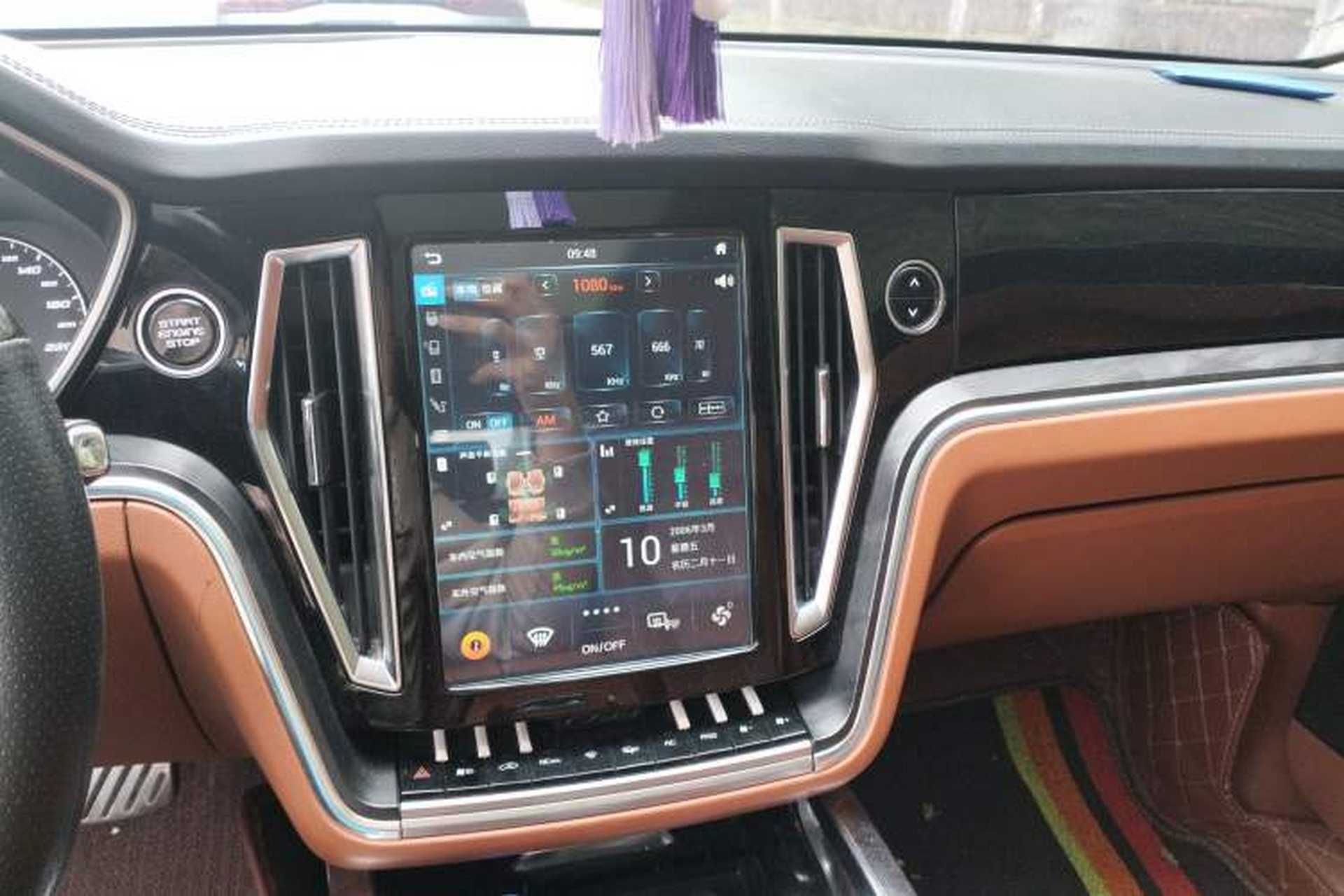 Used Zotye T700 2017 1.8T Dual-Clutch Luxury Model Audio And AC Panel
