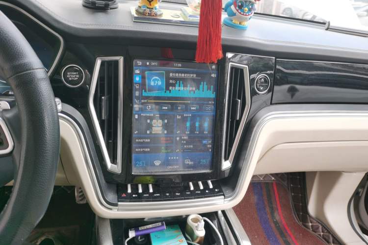 Used Zotye T700 2017 1.8T Dual-Clutch Luxury Model Audio And AC Panel
