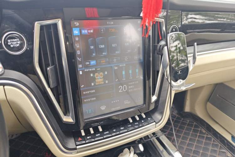 Used Zotye T700 2017 1.8T Dual-Clutch Prestige Model Audio And AC Panel