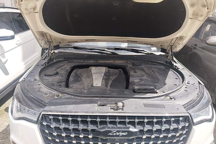 Used Zotye T700 2017 1.8T Dual-Clutch Prestige Model Engine Bay