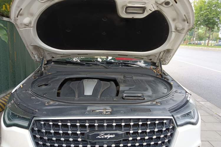 Used Zotye T700 2017 1.8T Dual-Clutch Luxury Model Engine Bay