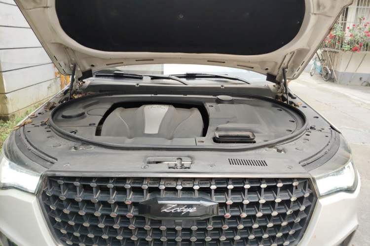 Used Zotye T700 2017 1.8T Dual-Clutch Luxury Model Engine Bay