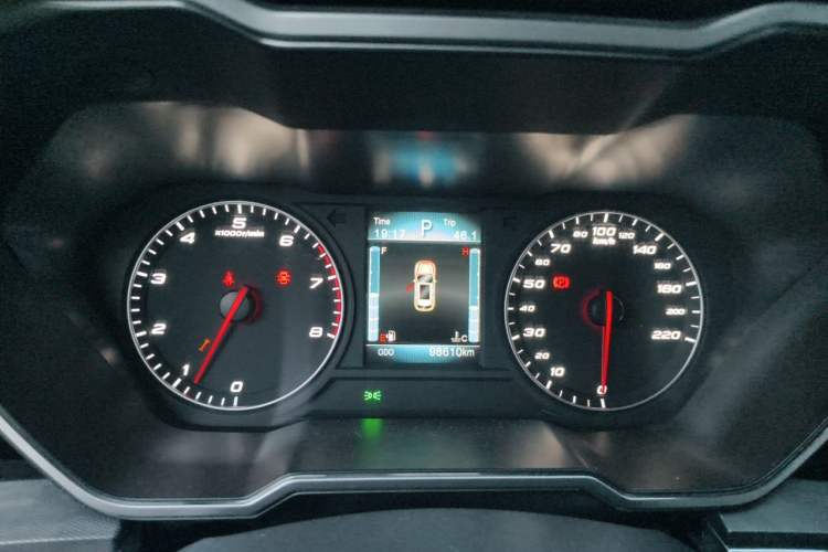 Used Zotye T700 2017 1.8T Dual-Clutch Luxury Model Instrument Cluster