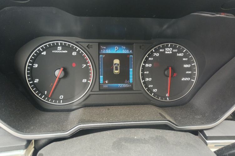 Used Zotye T700 2017 1.8T Dual-Clutch Luxury Model Instrument Cluster
