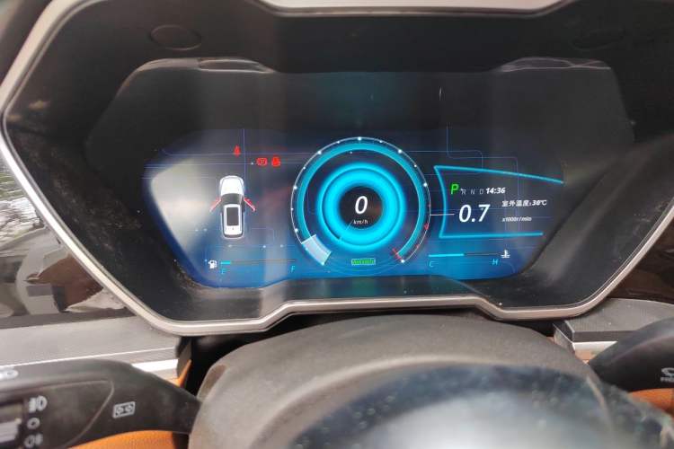 Used Zotye T700 2017 1.8T Dual-Clutch Prestige Model Instrument Cluster