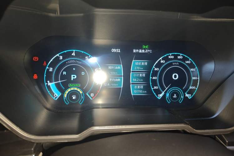 Used Zotye T700 2017 1.8T Dual-Clutch Prestige Model Instrument Cluster