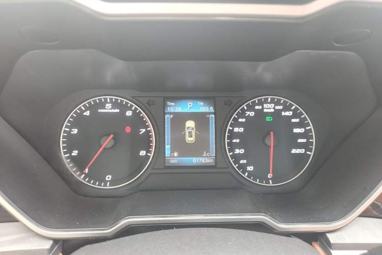 Used Zotye T700 2017 1.8T Dual-Clutch Luxury Model Instrument Cluster
