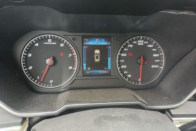Used Zotye T700 2017 1.8T Dual-Clutch Luxury Model Instrument Cluster
