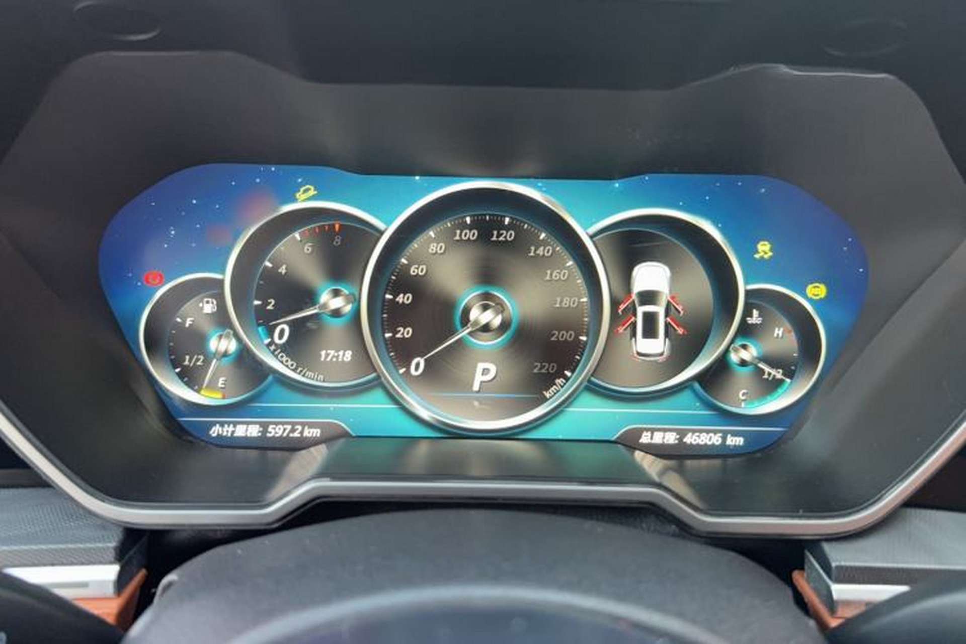 Used Zotye T700 2017 1.8T Dual-Clutch Flagship Model Instrument Cluster