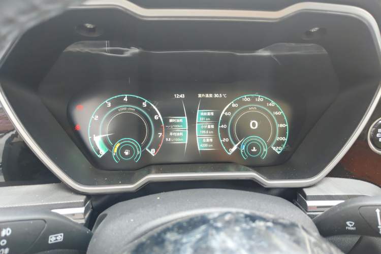 Used Zotye T700 2017 1.8T Dual-Clutch Luxury Model Instrument Cluster