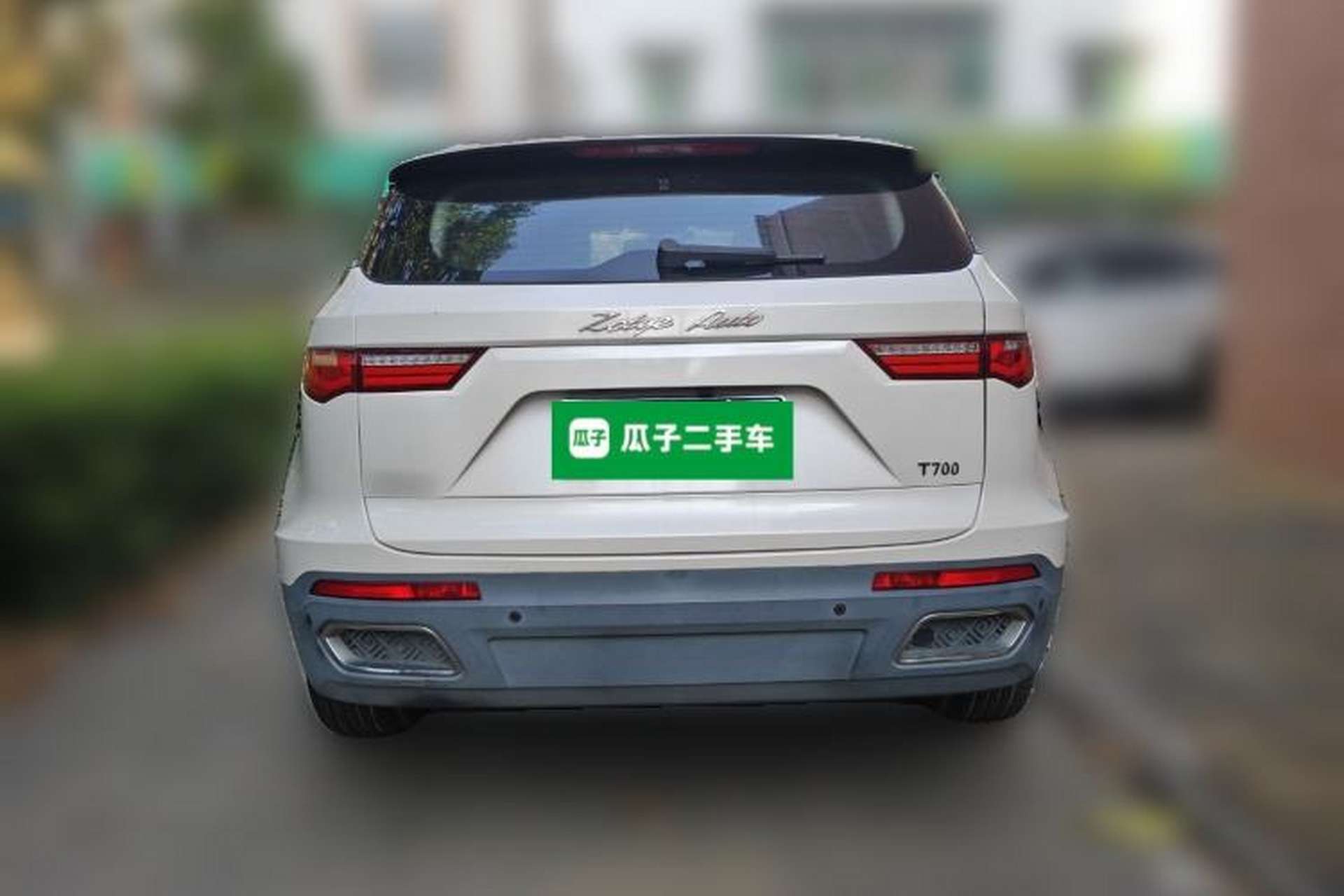 Used Zotye T700 2017 2.0T Automatic Prestige Edition Rear