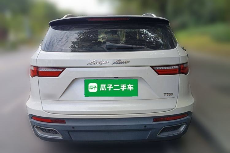 Used Zotye T700 2017 1.8T Dual-Clutch Luxury Model Rear