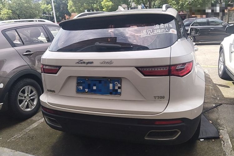 Used Zotye T700 2017 1.8T Dual-Clutch Prestige Model Rear