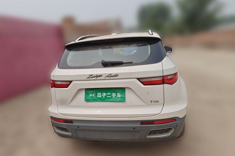 Used Zotye T700 2017 1.8T Dual-Clutch Luxury Model Rear
