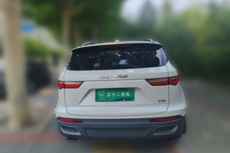 Used Zotye T700 2017 1.8T Dual-Clutch Prestige Model Rear