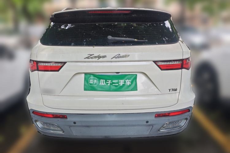 Used Zotye T700 2017 1.8T Manual Luxury Model Rear