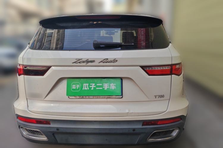 Used Zotye T700 2017 1.8T Dual-Clutch Luxury Model Rear