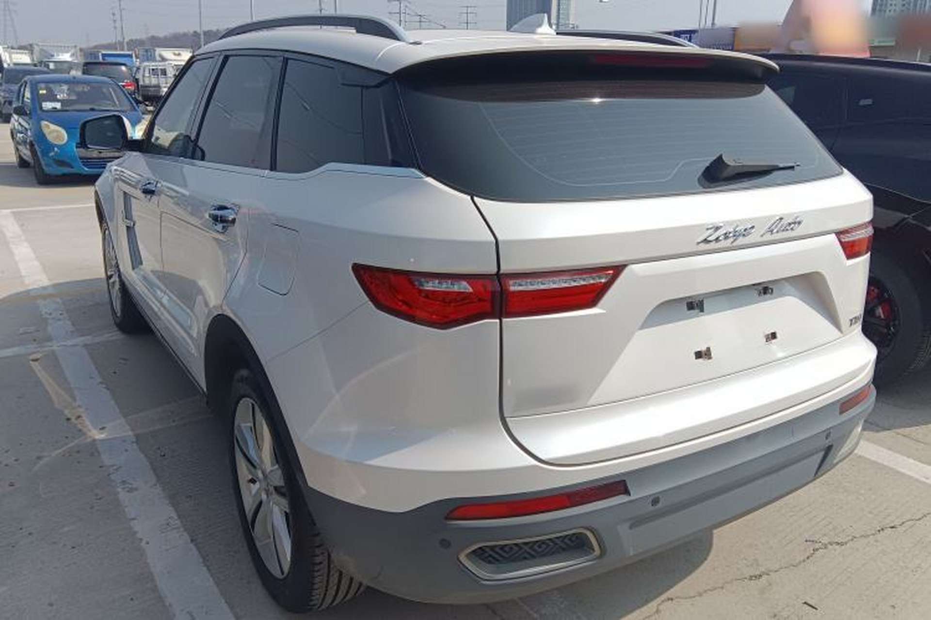 Used Zotye T700 2017 1.8T Dual-Clutch Luxury Model Rear Left 45 Deg