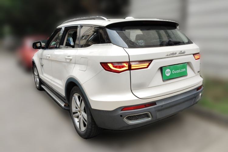 Used Zotye T700 2017 1.8T Dual-Clutch Luxury Model Rear Left 45 Deg