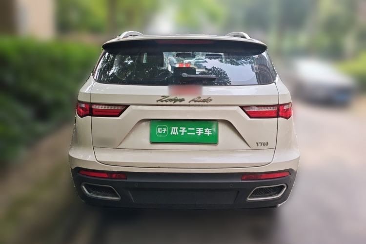 Used Zotye T700 2017 1.8T Dual-Clutch Prestige Model Rear