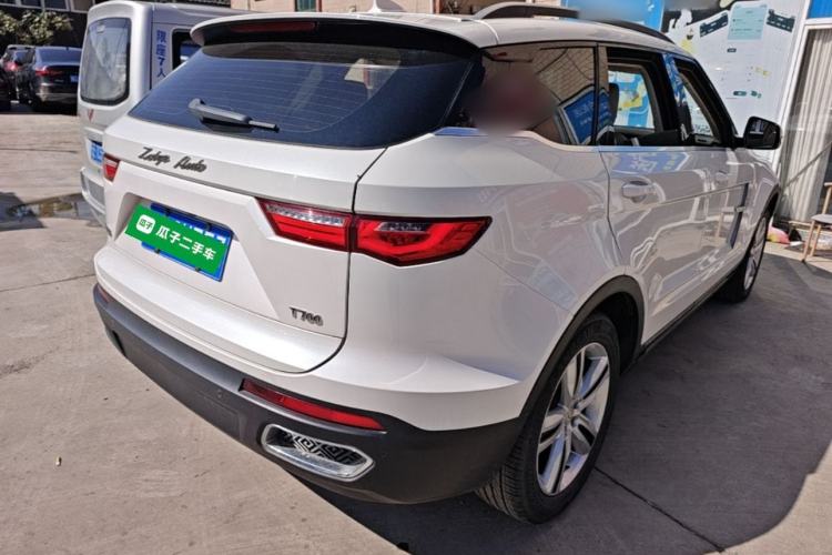 Used Zotye T700 2017 1.8T Manual Luxury Model Rear Right 45 Deg