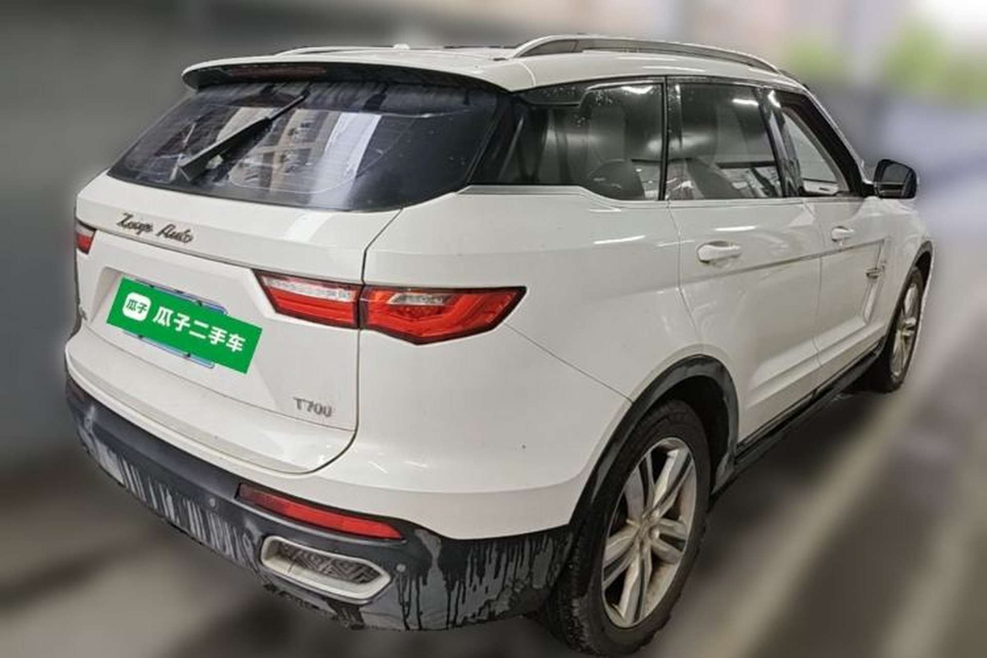 Used Zotye T700 2017 1.8T Dual-Clutch Prestige Model Rear Right 45 Deg