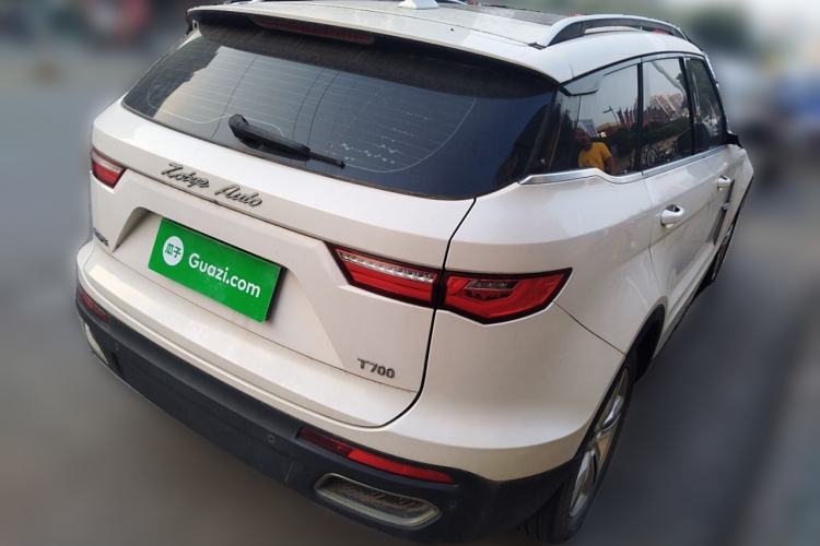 Used Zotye T700 2017 1.8T Manual Luxury Model Rear Right 45 Deg
