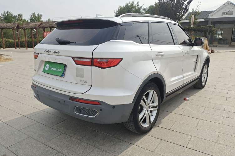 Used Zotye T700 2017 1.8T Dual-Clutch Flagship Model Rear Right 45 Deg