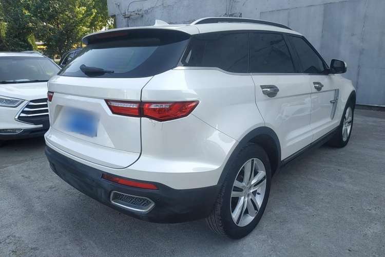 Used Zotye T700 2017 1.8T Dual-Clutch Luxury Model Rear Right 45 Deg