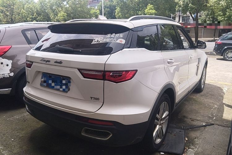 Used Zotye T700 2017 1.8T Dual-Clutch Prestige Model Rear Right 45 Deg