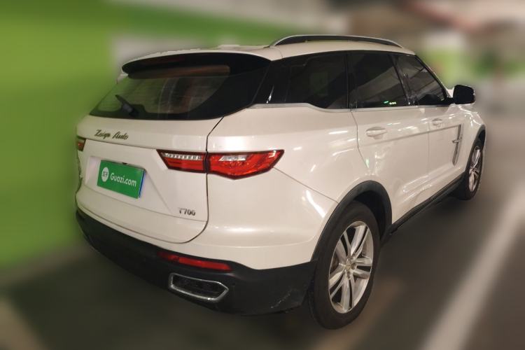 Used Zotye T700 2017 1.8T Dual-Clutch Luxury Model Rear Right 45 Deg