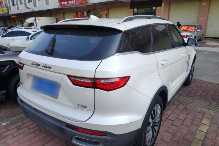 Used Zotye T700 2017 1.8T Dual-Clutch Prestige Model Rear Right 45 Deg
