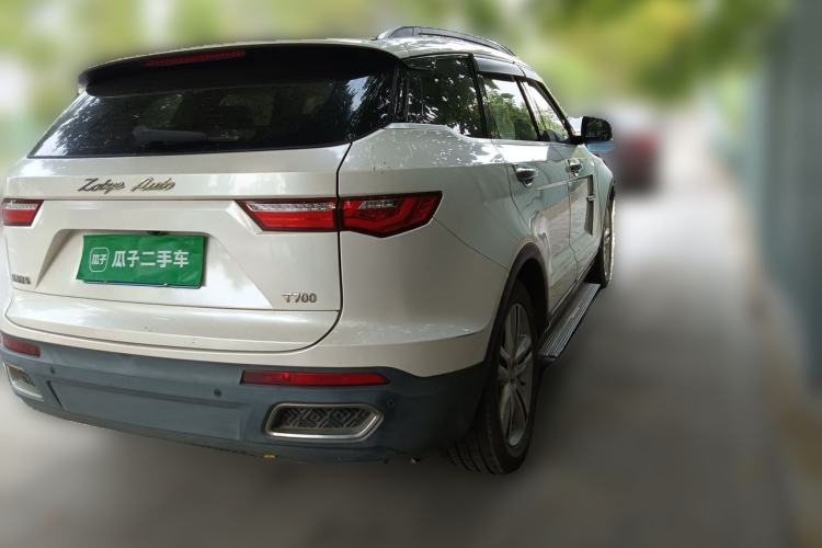 Used Zotye T700 2017 1.8T Dual-Clutch Luxury Model Rear Right 45 Deg