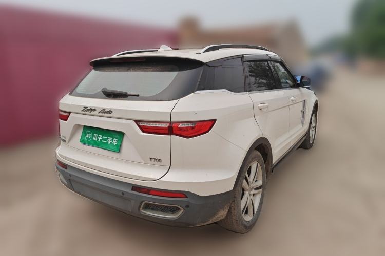 Used Zotye T700 2017 1.8T Dual-Clutch Luxury Model Rear Right 45 Deg