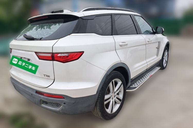 Used Zotye T700 2017 1.8T Dual-Clutch Luxury Model Rear Right 45 Deg