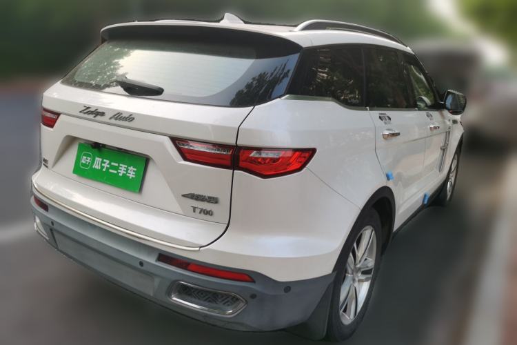 Used Zotye T700 2017 2.0T Automatic Flagship Edition Rear Right 45 Deg