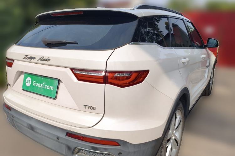 Used Zotye T700 2017 1.8T Dual-Clutch Prestige Model Rear Right 45 Deg