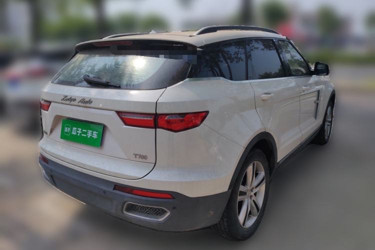 Used Zotye T700 2017 1.8T Dual-Clutch Luxury Model Rear Right 45 Deg
